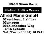 Mann, Alfred, GmbH