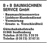 B + B Baumaschinen Service GmbH