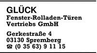 GLCK Fenster-Rolladen-Tren Vertriebs GmbH