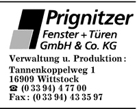 Prignitzer Fenster + Tren GmbH & Co. KG