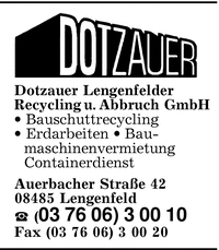 Dotzauer Lengenfelder Recycling u. Abbruch GmbH