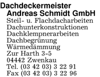 Schmidt GmbH, Andreas