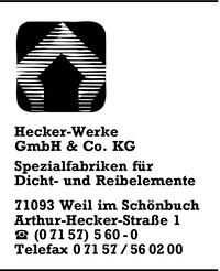 Hecker Werke GmbH & Co. KG