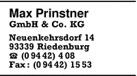 Prinstner GmbH & Co. KG, Max