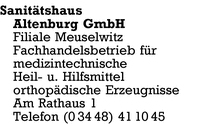 Sanittshaus Altenburg GmbH