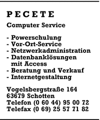 PECETE Computer Service