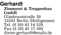 Gerhardt Zimmerei & Treppenbau GmbH