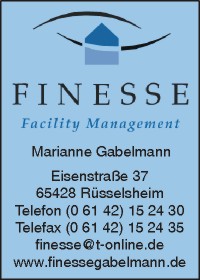 Finesse Facility Management Marianne Gabelmann