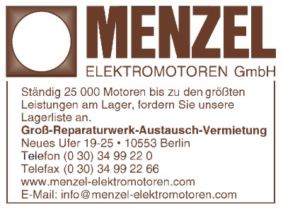 MENZEL ELEKTROMOTOREN GmbH