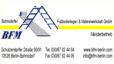 BFM Bohnsdorfer Fubodenleger- & Malereiwerkstatt GmbH