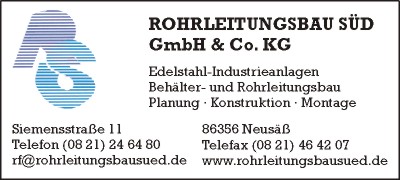 Rohrleitungsbau Sd GmbH & Co. KG