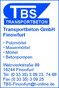 TBS Transportbeton GmbH Finowfurt