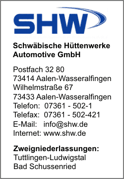 Schwbische Httenwerke Automotive GmbH
