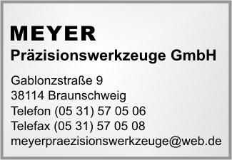 Meyer Przisionswerkzeuge GmbH