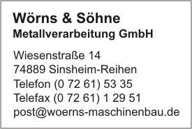 Wrns & Shne Metallverarbeitung GmbH