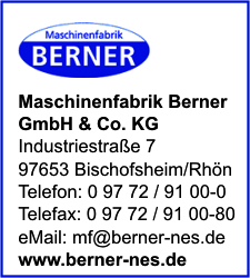Maschinenfabrik Berner GmbH & Co. KG