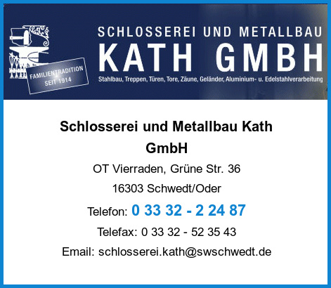 Schlosserei und Metallbau Kath GmbH