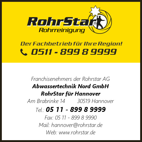 Abwassertechnik Nord GmbH - RohrStar fr Hannover