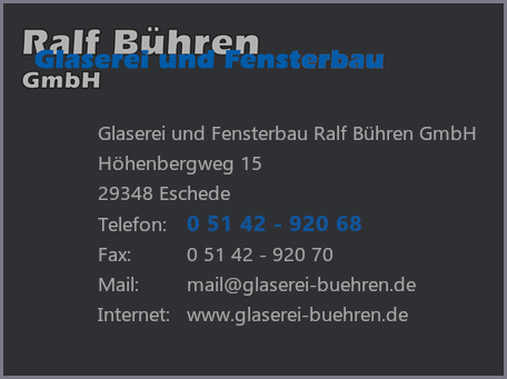 Ralf Bhren Glaserei und Fensterbau GmbH