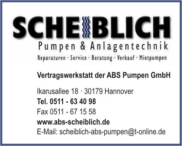 ABS Pumpen Vertragswerkstatt Andreas Scheiblich