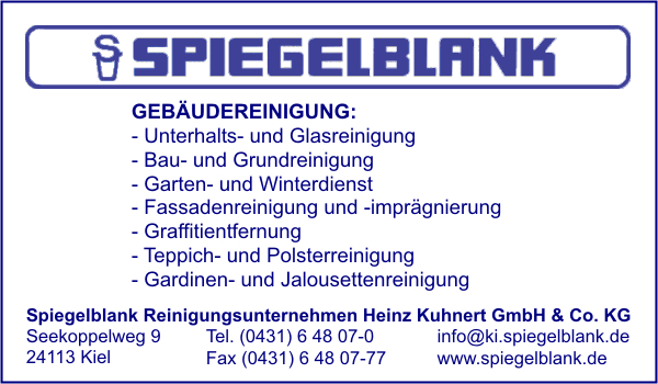 Spiegelblank Reinigungsunternehmen Heinz Kuhnert GmbH & Co. KG