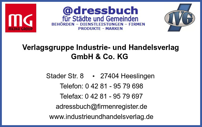 Adressbuch der Stadt Zeven, Media Group Verlagsgruppe Industrie- und Handelsverlag GmbH & Co. KG