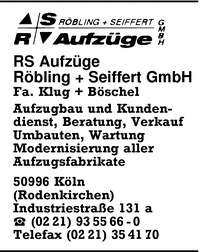 RS Aufzge Rbling + Seiffert GmbH