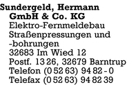 Sundergeld GmbH & Co. KG, Hermann