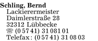 Schling, Bernd
