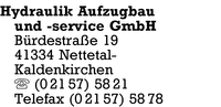 Hydraulik Aufzugbau und -service GmbH