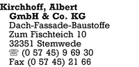 Kirchhoff GmbH & Co. KG, Albert
