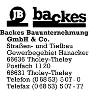Backes GmbH & Co.