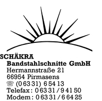 Schkra Bandstahlschnitte GmbH