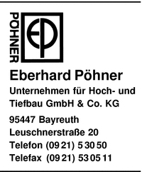 Phner Unternehmen fr Hoch- und Tiefbau GmbH & Co. KG, Eberhard