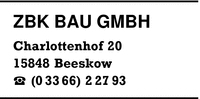 ZBK Bau GmbH