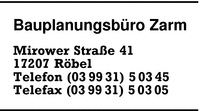 Bauplanungsbro Zarm