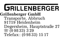 Grillenberger GmbH, Ernst