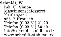 Schmidt Inh. U. Simon, W.