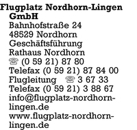 Flugplatz Nordhorn-Lingen GmbH