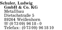 Schuler GmbH & Co. KG, Ludwig