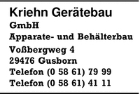 Kriehn Gertebau GmbH