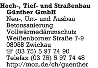 Hoch-, Tief- und Straenbau Gnther GmbH