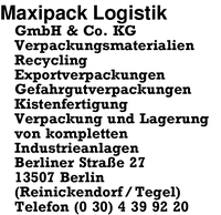 Maxipack Logistik GmbH & Co. KG