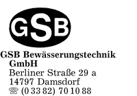 GSB Bewsserungstechnik GmbH