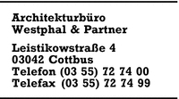 Architekturb�ro Westphal & Partner