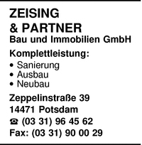 Zeising & Partner Bau und Immobilien GmbH