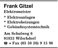 Gitzel, Frank