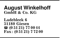 Winkelhoff, August, GmbH & Co. KG