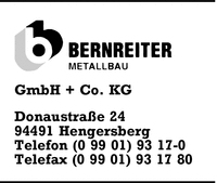 Bernreiter Metallbau GmbH + Co. KG