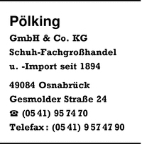P�lking GmbH & Co. KG, J. H.